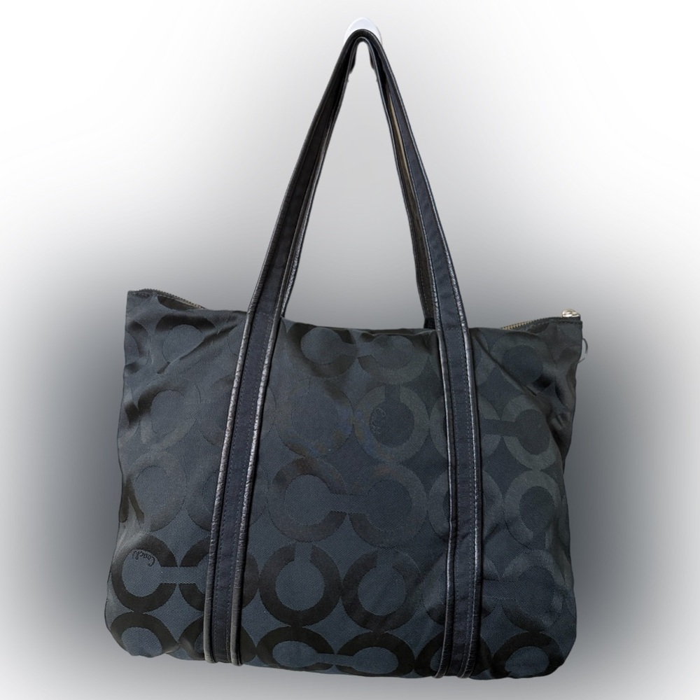 Coach Black Signature Tote Bag - Picture 2 of 11